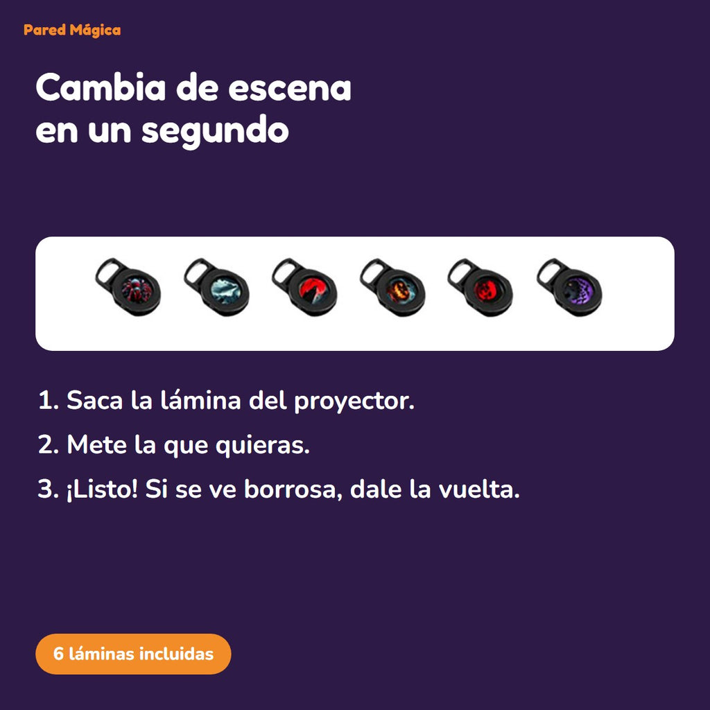 Cómo cambiar la lámina del proyector