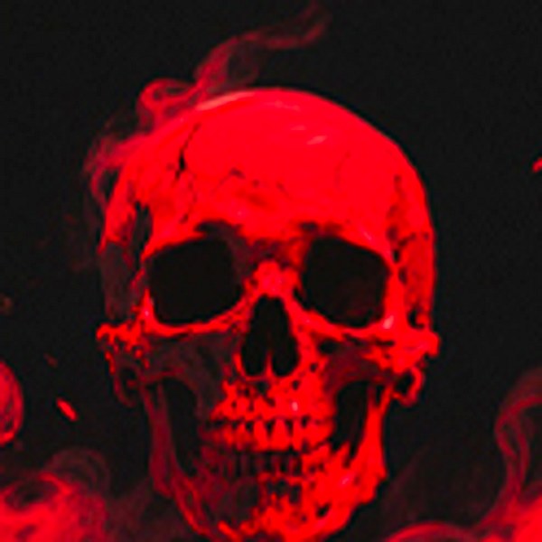 Calavera roja