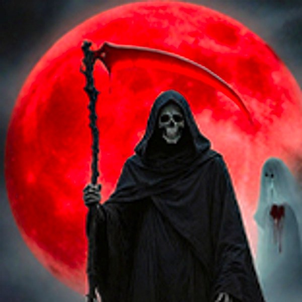 La parca con luna roja